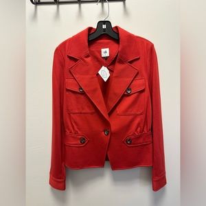 Red Cabi blazer jacket in red size 6